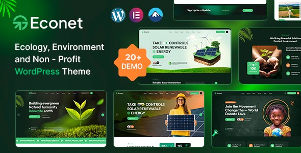 Econet - Ecology Environment & Nonprofit WordPress Theme